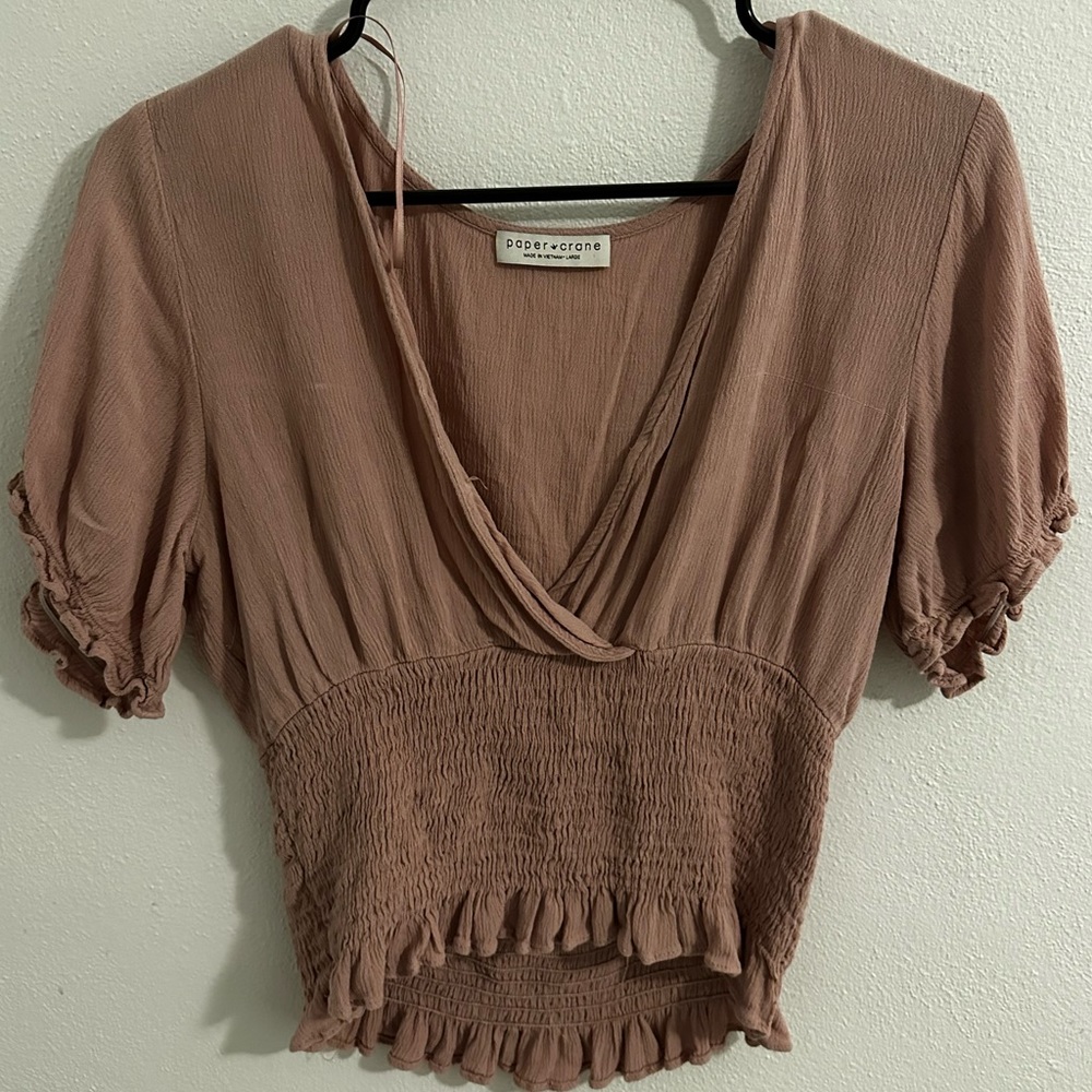 Blush Pink Top